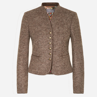 Klassiker Wolle Bayerisch Jacke für Frauen mit Elegant Taste Details - Mr Lederhosen
