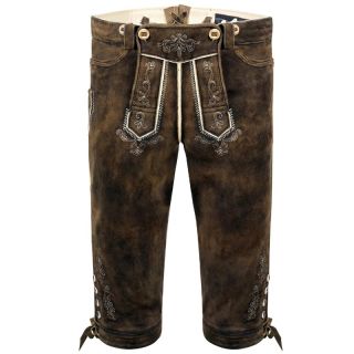 Bavarian Lederhosen Fritz Goat Dark Brown Vintage Look - Mr Lederhosen
