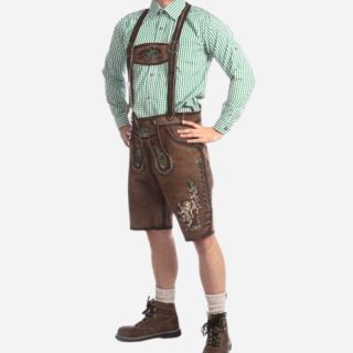 Stilvoll Düster Braun Lederhosen für Verkauf - Mr Lederhosen