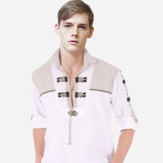 Bayerisches Trachtenhemd Moon White- Mr Lederhosen