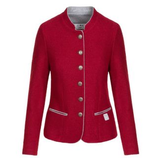 Theresa Rot Bayerisch Damen Jacke in Klassiker Stil - Mr Lederhosen