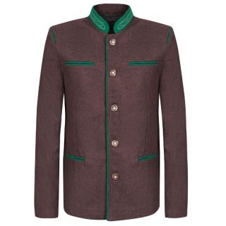 Trachten jacke Almbock in Kastanien braun - Mr Lederhosen